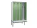 locker met bank,voor scheiding van kleding,HxBxD 2120x1200x815mm,4vak