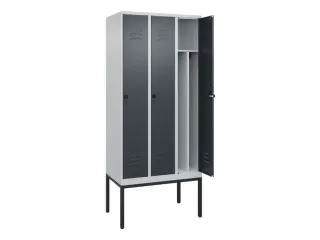 locker voor scheiding van kleding,HxBxD 2120x900x500mm,3vak - 2