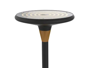 Vloerlamp Unilux Baly led bamboe zwart - 3