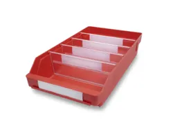 Stellingbakken Pp Hxbxd 95X240X400Mm Rood