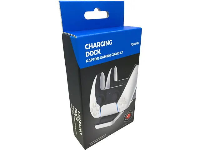 Gaming CS200LT USB Oplaadstation voor PS5 controllers wit/zwart