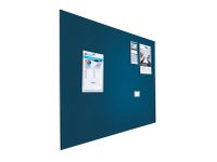 Prikbord Paneel Float Bulletin 90x120cm Blauw frameloos