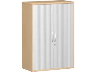 jaloeziedeurkast,HxBxD 1150x800x430mm,2xhouten vloer,decor romp beuken - 2