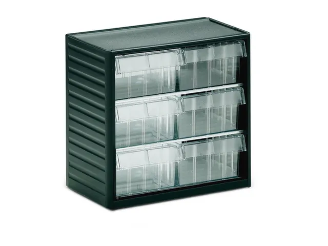 Bloc tiroirs pour support blocs tiroirs corps en PP HxlxP 290x310x180m