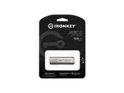 Kingston Technology IronKey Locker+ 50 USB Stick 128GB Zilver