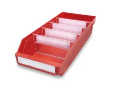 Stellingbakken Pp Hxbxd 95X180X400Mm Rood