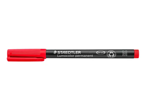 Viltstift Staedtler OHP Lumocolor 317 Medium 1.0mm Rood