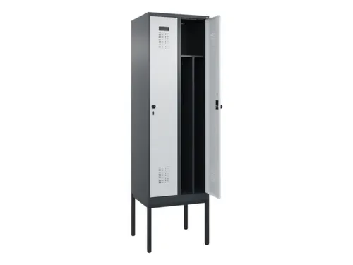 locker voor scheiding van kleding,HxBxD 2120x600x500mm,2vak