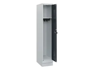 schoollocker,HxBxD 1630x300x500mm,1vak,vak B 300mm,draaigrendel,sokkel - 1