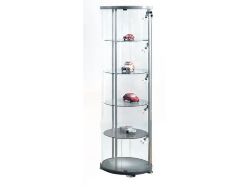 Vitrine Design 1800x545mm 4 Glazen Legborden Deksel/Sokkel Mdf