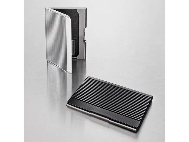 Visitekaartetui Sigel mat zwart