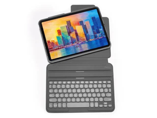 ZAGG Pro Keys, Sans fil, Bluetooth, QWERTY, Gris