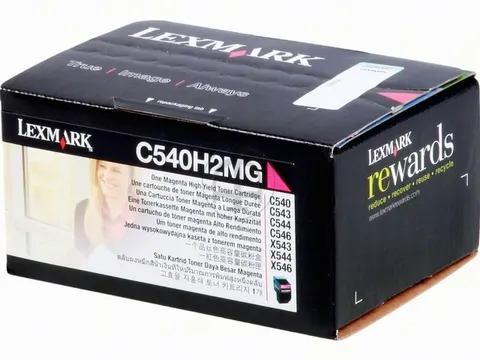 C540H2MG LEXMARK C54x/X54x toner magenta