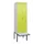 PBM-locker met bank,HxBxD 2120x600x815mm,2vak,vak B 300mm,draaigrendel