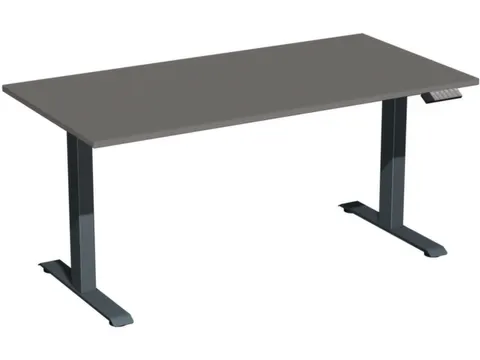 Bureau à hauteur réglable élec. HxlxP 730-1230x1600x800mm