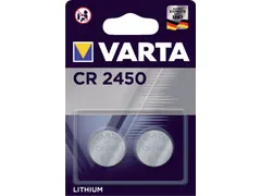 Batterij Varta knoopcel CR2450 lithium blister à 2 stuks