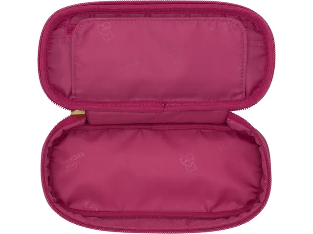 Etui Beckmann ovaal Leeg Cherry red