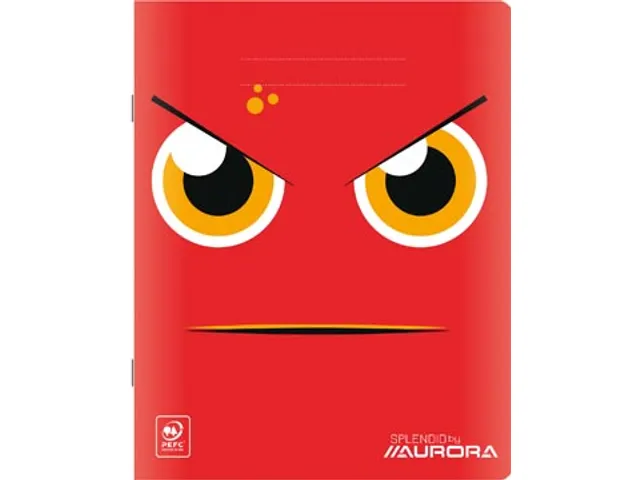 Splendid schriften 120 bladzijden, geruit 5mm 165x210mm assorti