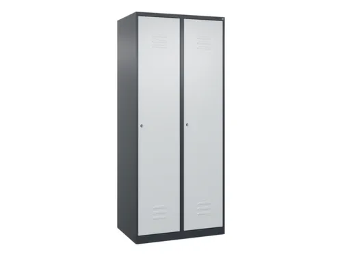 locker voor scheiding van kleding,HxBxD 1850x800x500mm,2vak