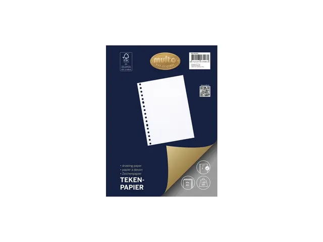 Ringbandinterieur Multo A5 17r tekenpapier 120 grams 50 vel