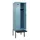 locker met bank,HxBxD 2120x600x815mm,2vak,vak B 300mm,cilinderslot