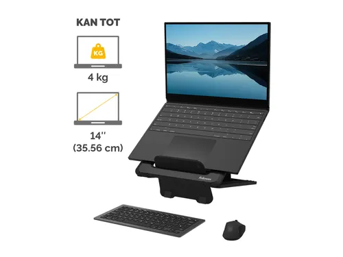 Laptopstandaard Fellowes Breyta zwart