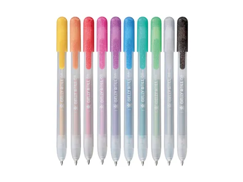 Gelschrijver Sakura Gelly Roll Metallic 08 klikfunctie assorti 10st