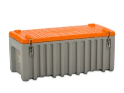 Opbergbox 250L H X B X D 540X 1200X 600Mm Grijs/oranje