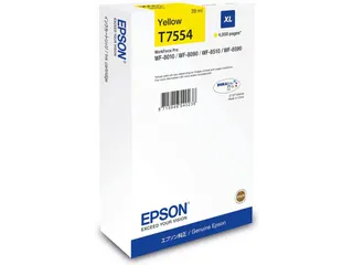C13T75544N EPSON WF Inkt geel XL 4000 pagina's 39ml - 1