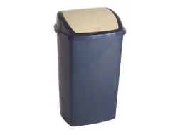 Afvalbak 50 Liter Blauw Creme