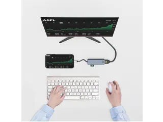 Adapter ACT USB-C 4K multiport voor 2 HDMI monitoren - 6
