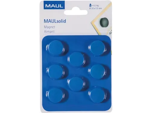 magneet Solid 20 mm trekkracht 300 gr 8 stuks