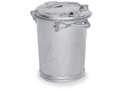 Vuilnisbak Staal 35 liter Ø Boven/Onder 400/305mm H495mm Beugelgreep