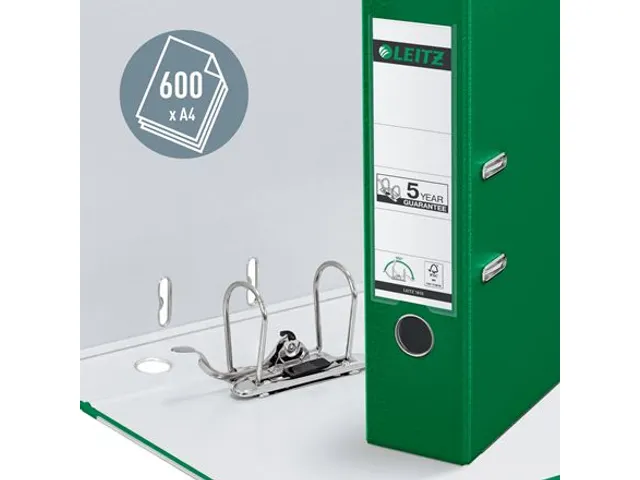 Ordner Leitz 1010 A4 80mm Pp Groen