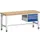 werkbank,verrijdbaar,HxBxD 840-1140x2000x750mm,beukenblad