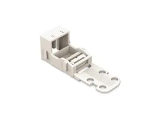 Bevestigingsadapter - Voor 2-Draadsklemmen - Serie 221 - 4mm² - Met - 1
