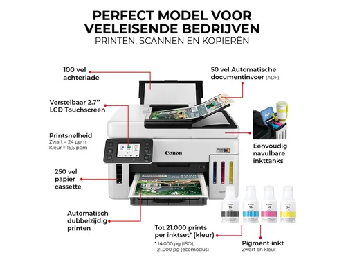 Multifunctional inktjet printer Canon MAXIFY GX6150