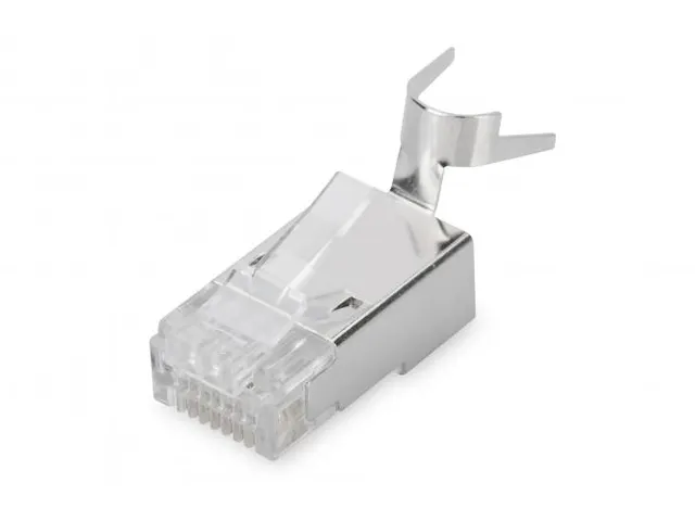 Modulaire stekker CAT 6A afgeschermd AWG22-23 doorvoer 8 Stuks