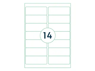 Etiket Premium 99.1x38.1mm Wit XL Pack 1000 Vel - 4