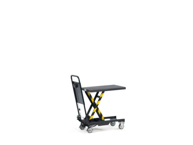 table élévatrice mobile,force 150kg,plateforme Lxl 700x450mm