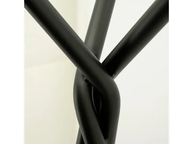 Staande Kapstok 160cm 3 Haken Zwart