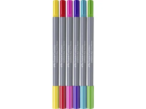 Duo aquarelmarker Goldfaber etui 6 stuks Candy shop