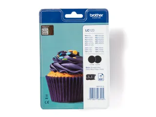 Brother LC-123 Duopack Inktcartridge Zwart Hoge Kwaliteit - 2