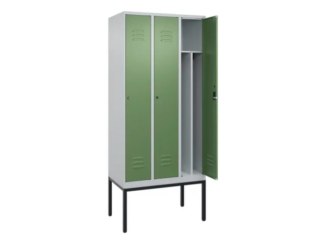 locker voor scheiding van kleding,HxBxD 2120x900x500mm,3vak