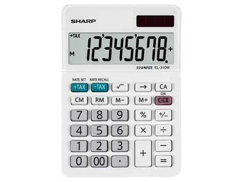 Calculator Sharp-EL310WB wit desktop