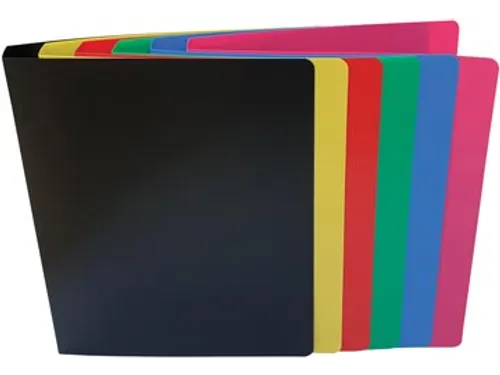 ringmap, voor ft A4, uit PP, 2 ringen van 25mm, geassorteerde kl