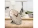Horloge murale/de table mini NeXtime Ø20cm verre bombé bois clair