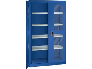 zwaarlastkast met openslaande deuren,HxBxD 1950x1100x641mm,lak RAL5005 - 2