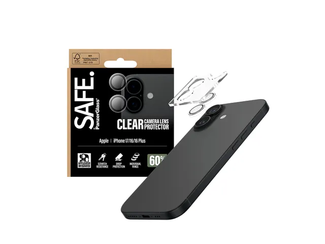 PanzerGlass SAFE. by Camera Lens Protector Transparent iPhone 17 |