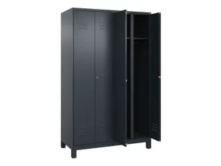 locker voor scheiding van kleding,HxBxD 1950x1200x500mm,4vak - 2